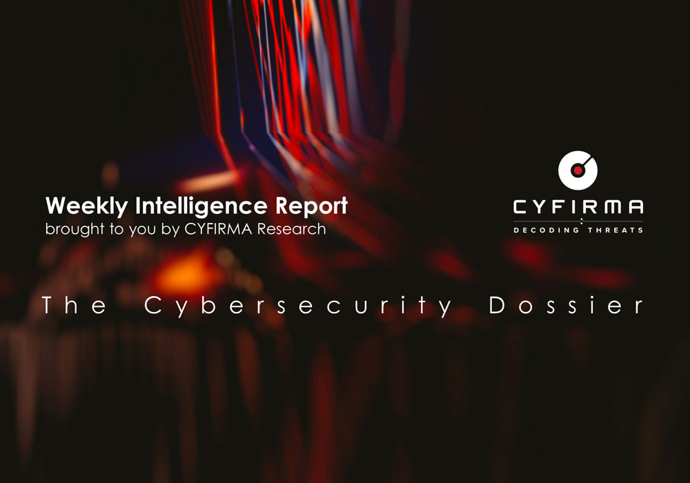 Weekly Intelligence Report – 03 Feb 2023