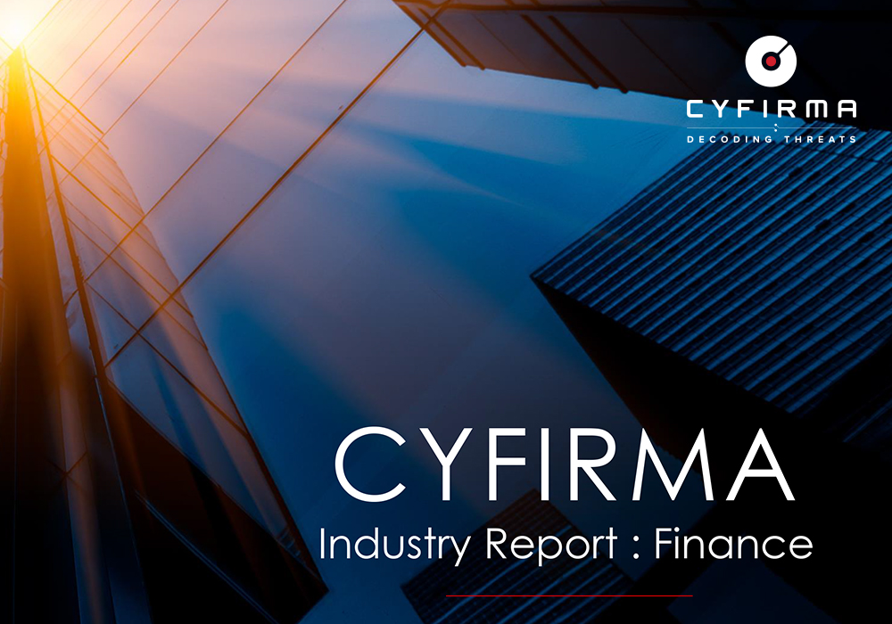 CYFIRMA Industry Report : Finance
