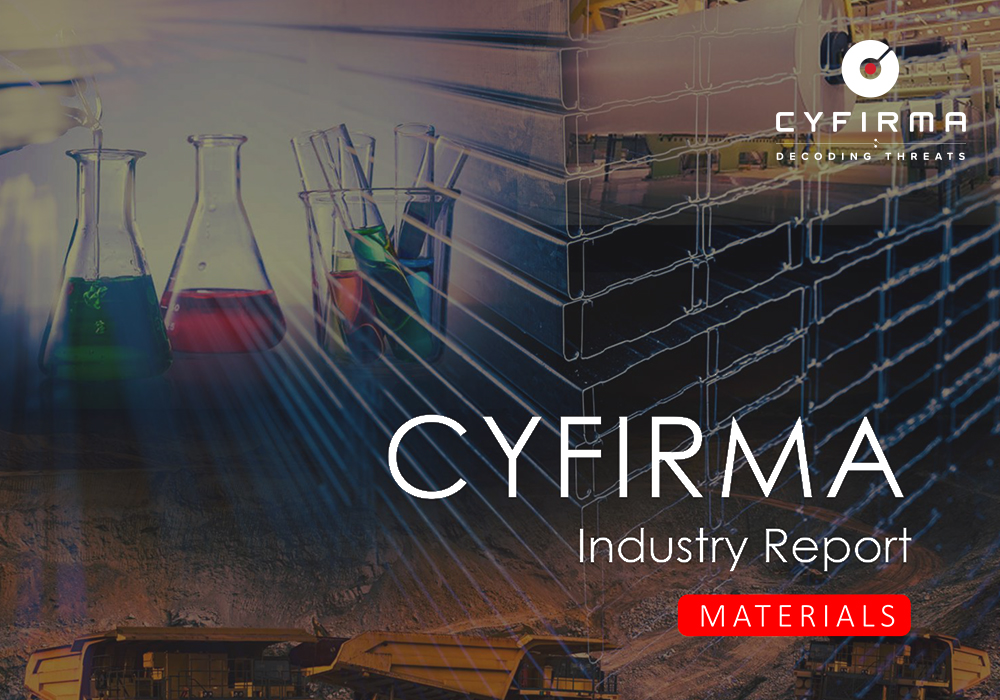 CYFIRMA Industry Report : MATERIALS